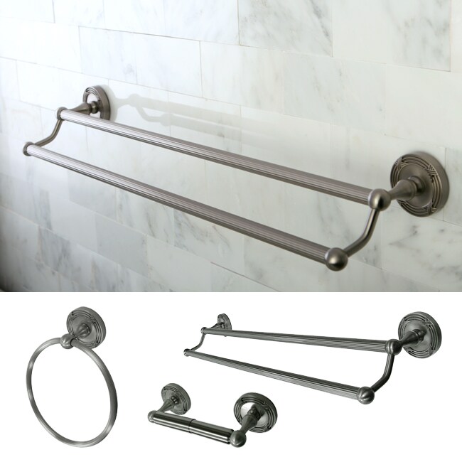 Overstock.com Satin Nickel 3-piece Bathroom Accessory Set at Sears.com