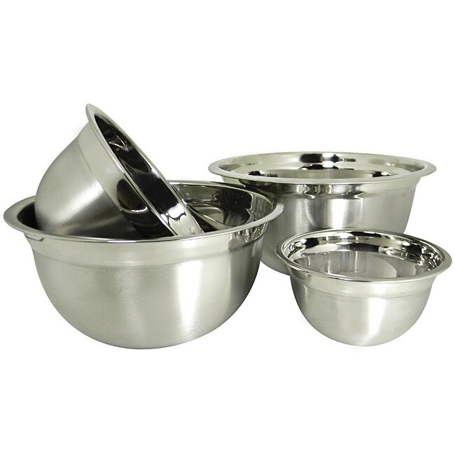 Overstock.com Prime Pacific Stainless Steel Euro Style Bowl (Set of 4) at Sears.com