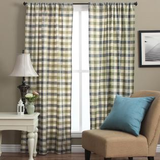 Ricardo Plymouth Plaid 63-inch Woven Tailored Curtain Panels (Set of 2) Ricardo Plymouth Plaid 63-inch Woven Tailored Curtain Panels (Set of 2)