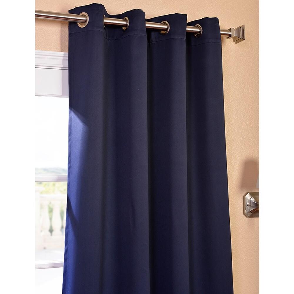 Eclipse Blue Thermal Blackout Curtain Panel Pair