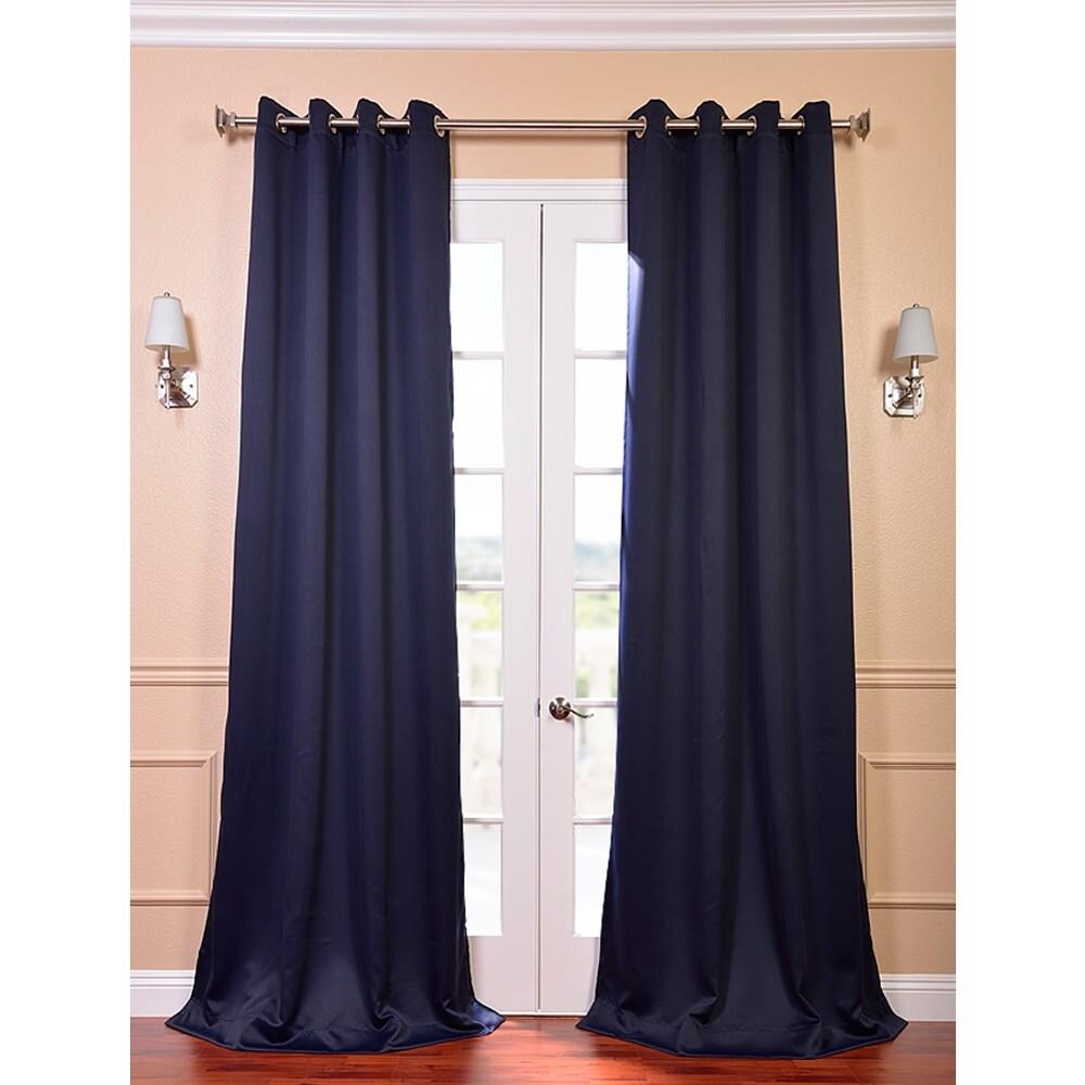 Eclipse Blue Thermal Blackout Curtain Panel Pair