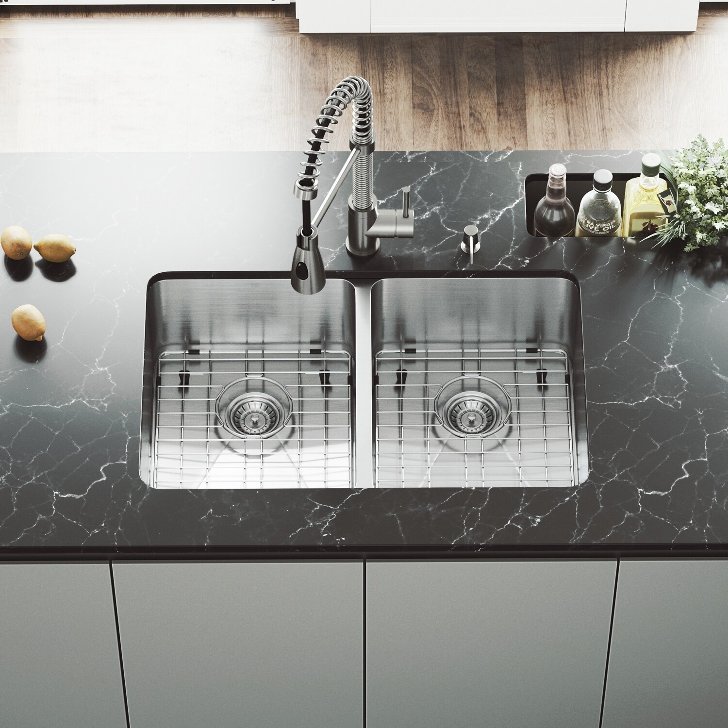vigo 29 inch undermount stainless steel 16 gauge double bowl kitchen sink grids - Kitchen Sink Grids vigo 29 inch undermount stainless steel 16 gauge double bowl kitchen sink grids - Kitchen Sink Grids