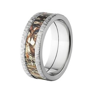 Mossy Oak Titanium Men's Camouflage Duck Blind Wedding Band