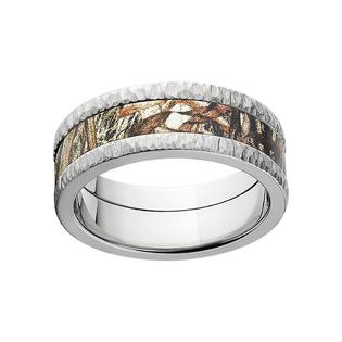 Mossy Oak Titanium Men's Camouflage Duck Blind Wedding Band