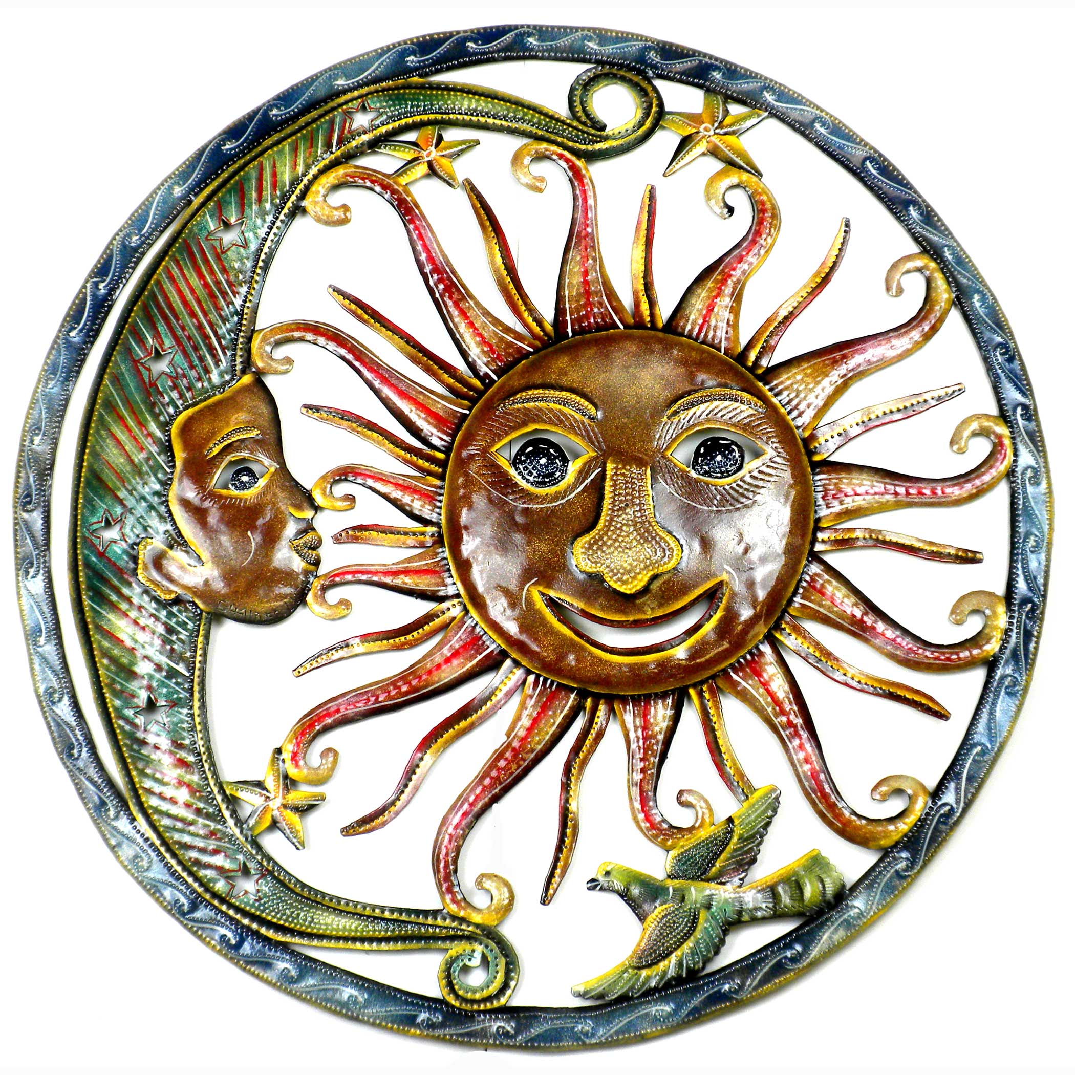 Sun And Moon Wall Art metal sun moon wall plaque Sun And Moon Wall Art metal sun moon wall plaque