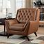 Nolan Bonded Leather Club Chair Pack Espresso Furniture Of America Valentino Mid Century Modern Bonded Leather Club Chair