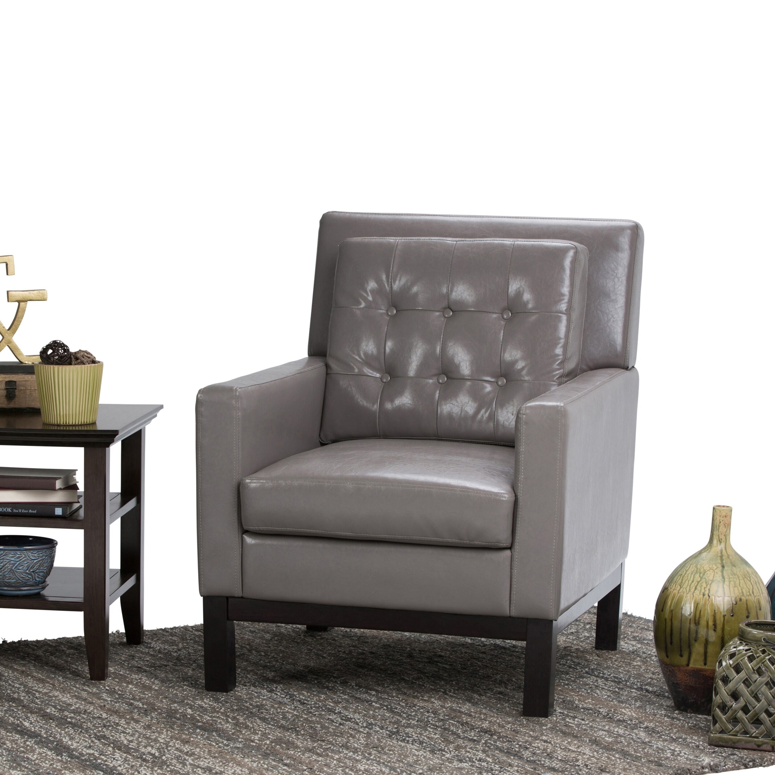 Nolan Bonded Leather Club Chair Pack Espresso Wyndenhall Cassidy Bonded Leather Club Chair