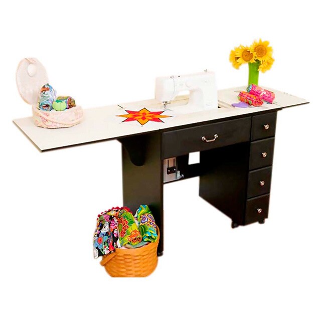 Arrow Sewing Cabinets Auntie 4 Drawer Machine Table Brown Arrow Sewing Cabinets Auntie 4 Drawer Machine Table Brown 1