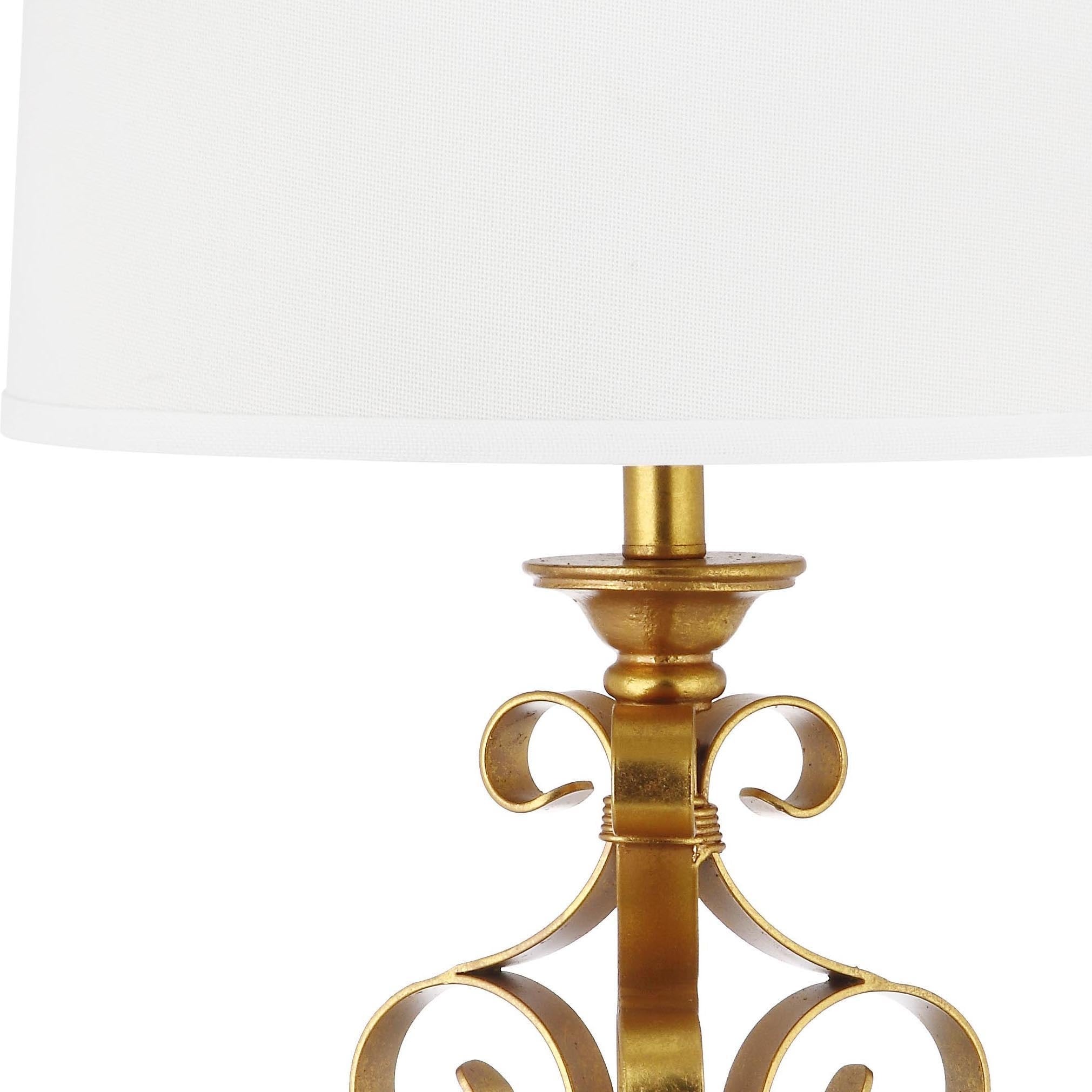 Safavieh Lighting 31 5 Inch Scroll Sculpture Antiqued Gold Table Safavieh Lighting 31 5 Inch Scroll Sculpture Antiqued Gold Table Lamp Set Of 2