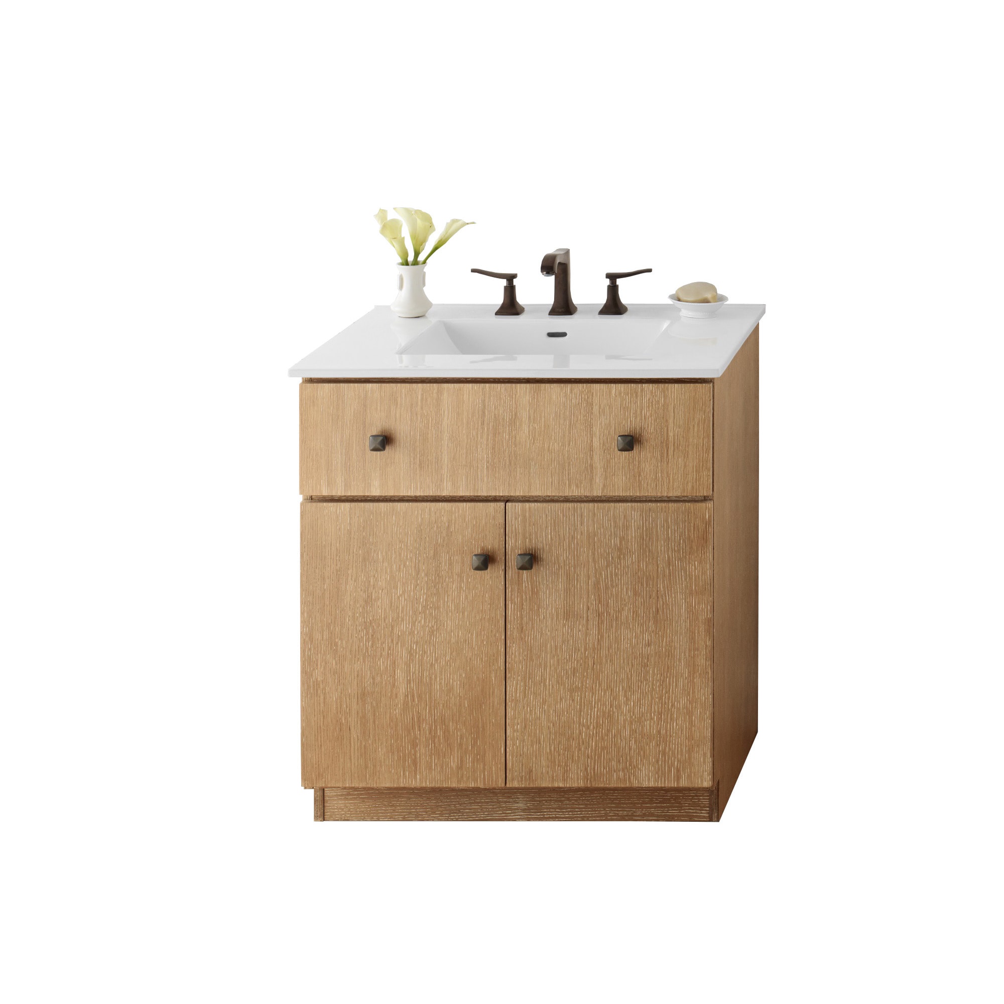 Ronbow Amberlyn 30 Inch Bathroom Vanity Set In Vintage Ronbow Amberlyn 30 Inch Bathroom Vanity Set In Vintage Honey With Ceramic Sink