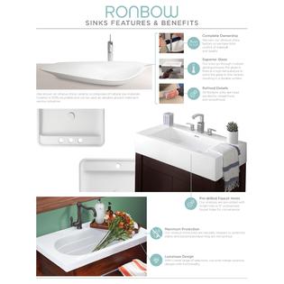 Ronbow Amberlyn 30 Inch Bathroom Vanity Set In Vintage Ronbow Amberlyn 30 Inch Bathroom Vanity Set In Vintage Honey With Ceramic Sink