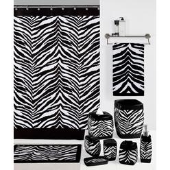 Zebra Print Bathroom Stuff Creative Bath Products Inc Zebra Print Bathroom Set Shower Curtain