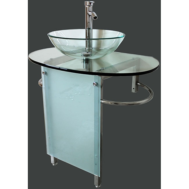 30 Bathroom Pedestal Vanity Glass Vessel Sink Set kokols bathroom vanities glass vessel sinks vanity wood base kk09 30 Bathroom Pedestal Vanity Glass Vessel Sink Set kokols bathroom vanities glass vessel sinks vanity wood base kk09