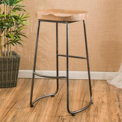 Bar Stools Sears Christopher Knight Home Burgos 31 Inch Rustic Barstool By