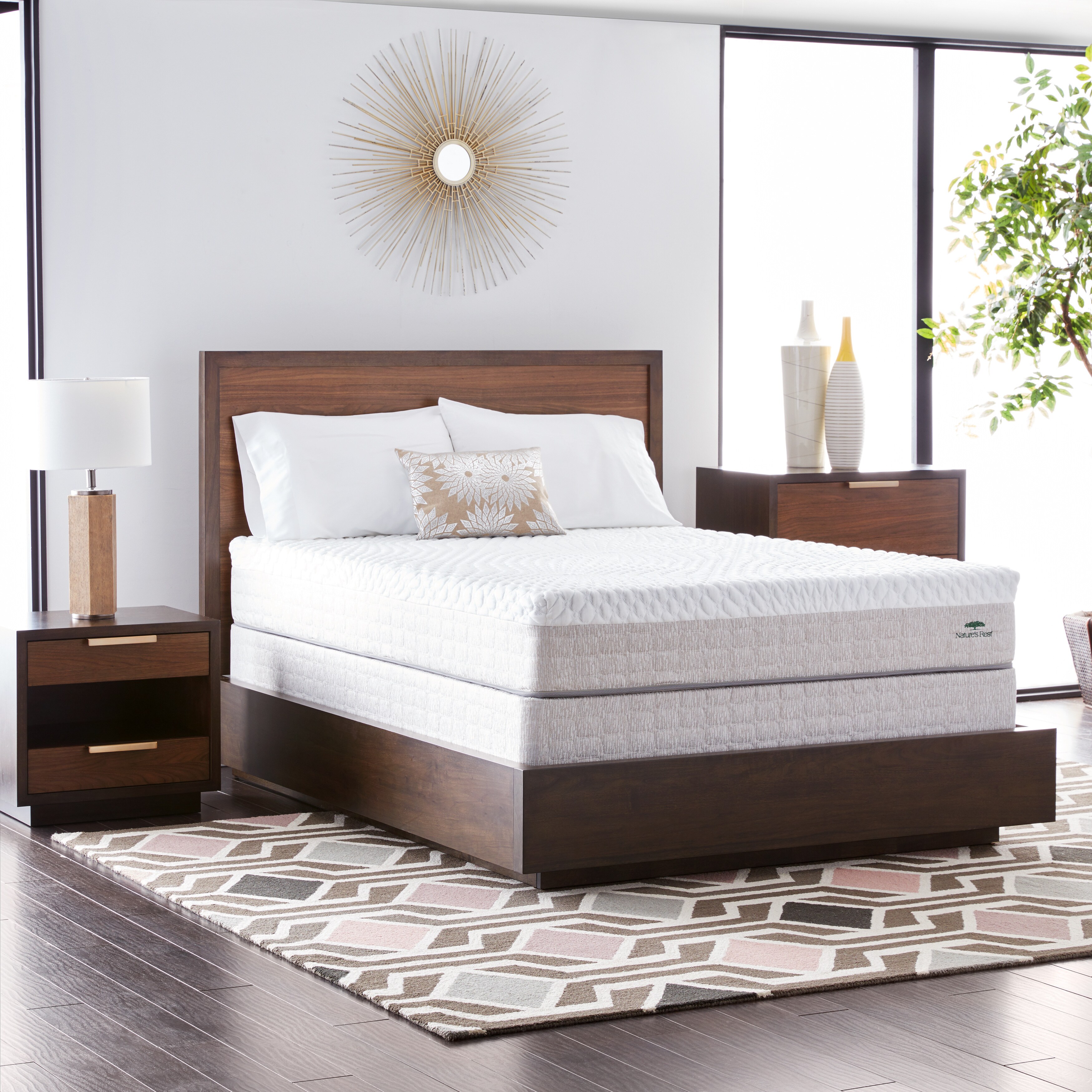 Check out Natures Rest Firm Talalay 10-inch Twin XL-size Latex Mattress Set - ShopYourWay