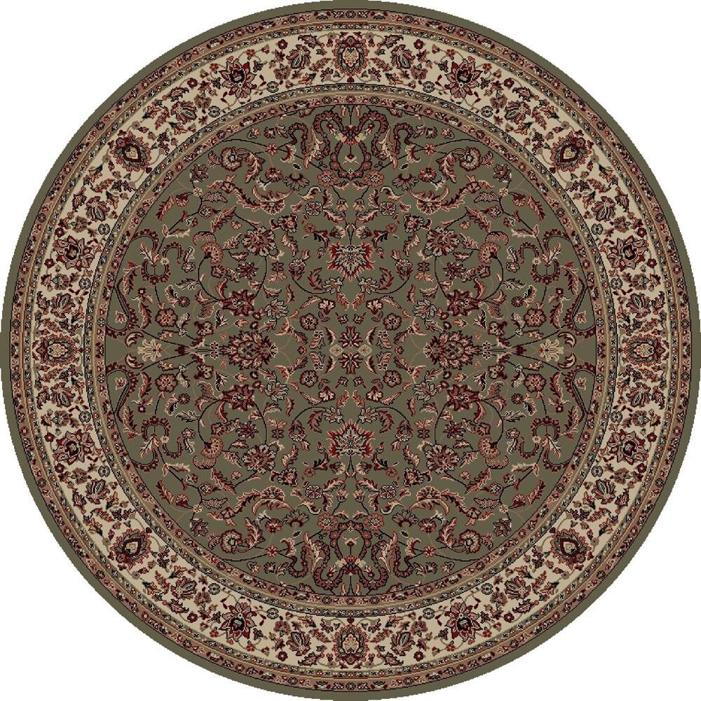Merinos Prestige Green Area Rug 7 10 Round Merinos Prestige Green Area Rug 7 10 Round