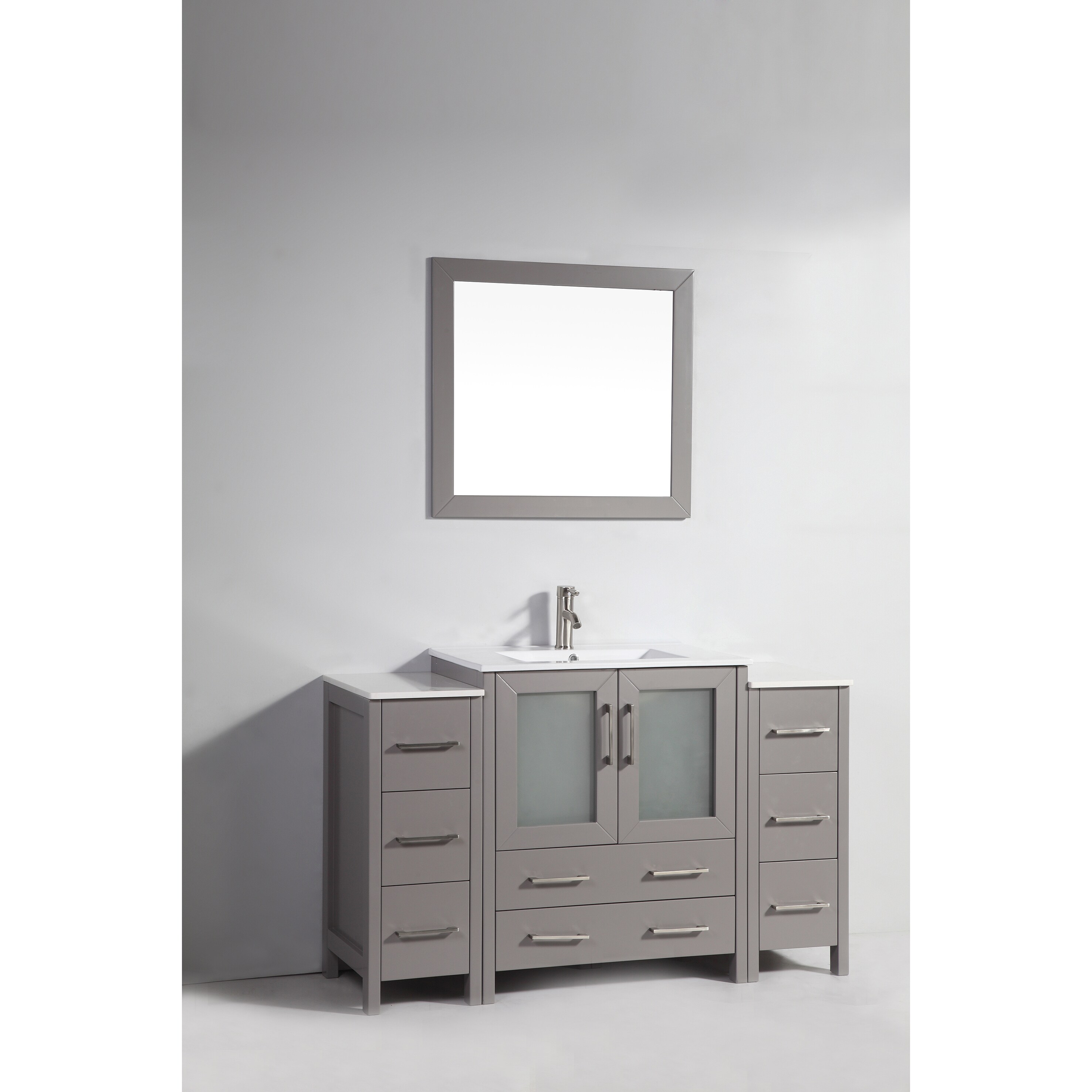 luxexclusive 54inch single sink bathroom vanity set left luxexclusive 54inch single sink bathroom vanity set left