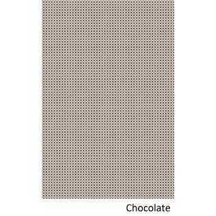 Hand Woven Canoas Cotton Leather Area Rug 8 X 10
