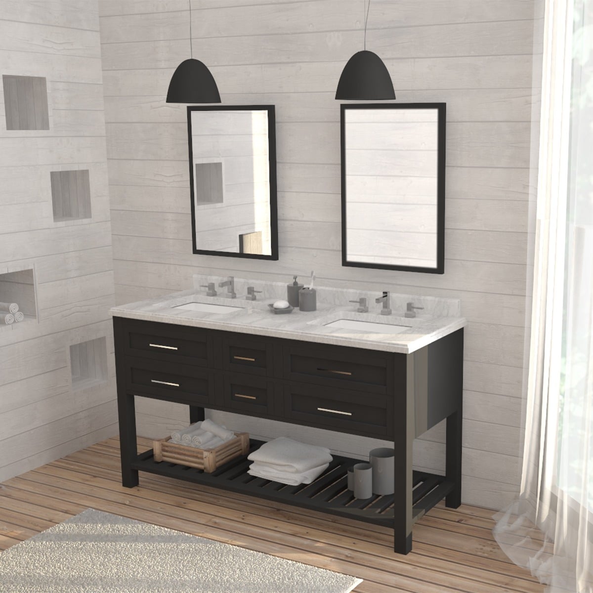 60 Inch Double Sink Vanity Top 60 Inch Double Sink Vanity Top