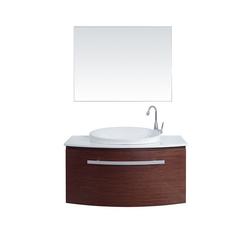 Eviva Allura Annabelle 40-inch Iron Wood Wall Mount Bathroom Vanity Set With Glass Countertop Eviva Allura Annabelle 40-inch Iron Wood Wall Mount Bathroom Vanity Set With Glass Countertop