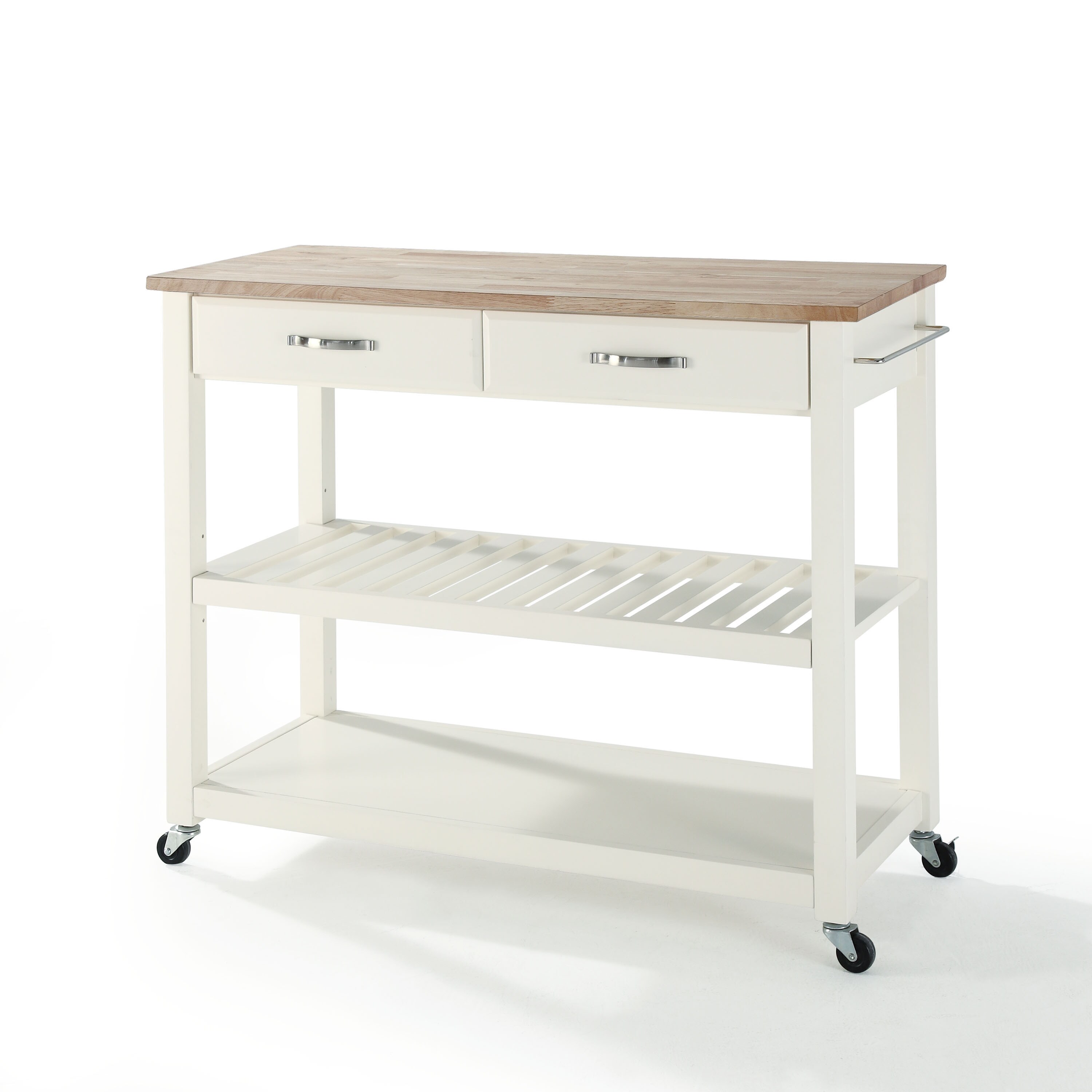 White Crosley Furniture Kitchen Carts Islands Kmart