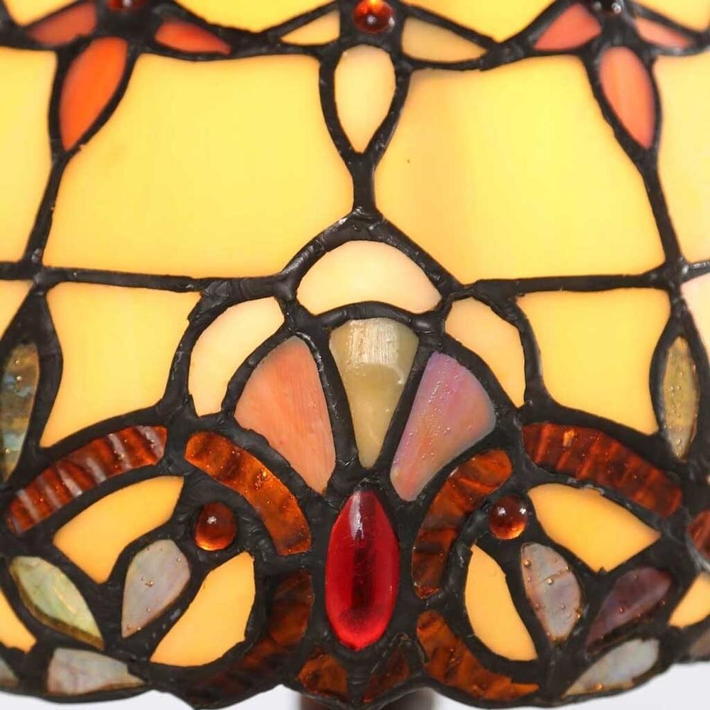 River of Goods  14.75" Stained Glass Allistar Accent Lamp