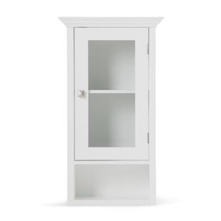 WyndenHall Normandy Single Door Wall Cabinet in White