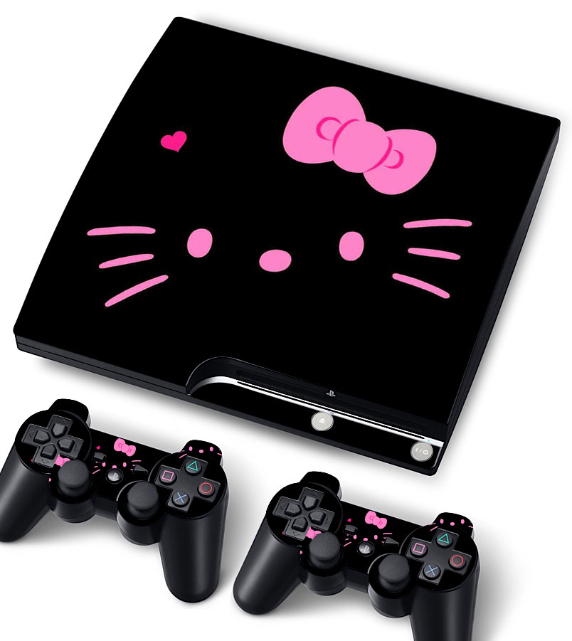 Bundle Monster Vinyl Skin Sticker Decal for Sony PlayStation PS3 S SLIM -  Kitty at Sears.com