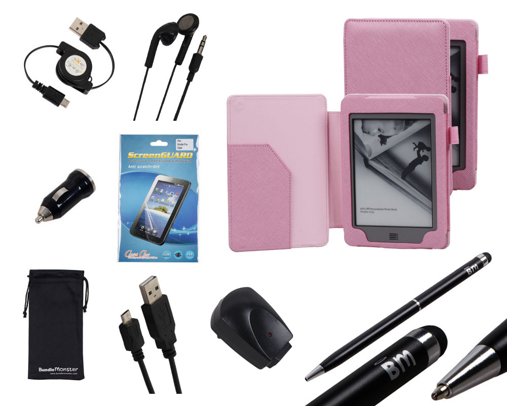 Bundle Monster Kindle Touch 9pc Accessory Kit Combo-Cover, Chargers, Stylus at Sears.com