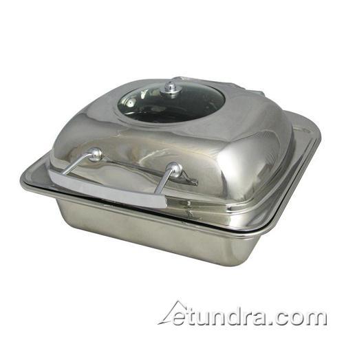 Bon Chef - 20301 - 2 1/2 qt Square Induction Chafer w/Glass Cover