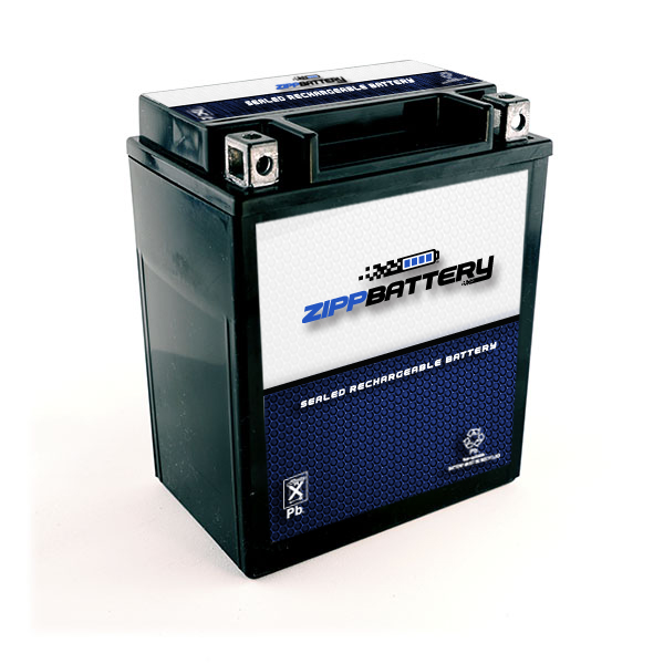 Chrome Battery YB14A-A2  High Performance - Maintenance Free - Sealed AGM Motorcycle Battery at Sears.com