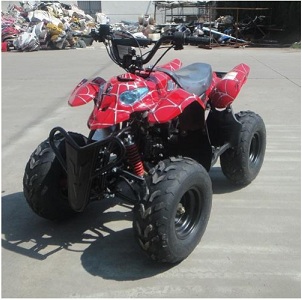 Peace Powersports TPATV507 SPIDER RED 110cc Automatic 4 Stroke 2WD Chain Driven ATV at Sears.com