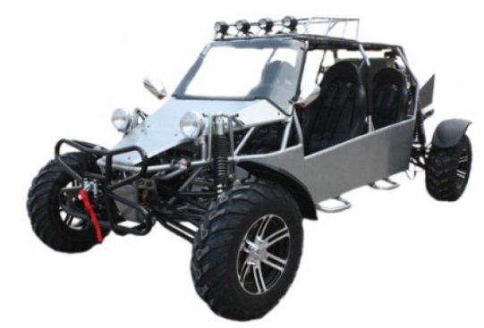 BMS Sand Sniper 1000 SILVER Gas 4 Cylinder 4 Seat Dune Buggy Go Kart at Sears.com
