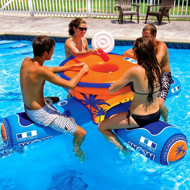 Wow Watersports World Of Watersports WOW 2-4 Person Floating Portable Aqua Table w/ Cooler at Sears.com