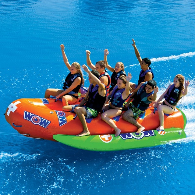 Wow Watersports World Of Watersports WOW 8 Person Resort Sports Closed Bow Water Sleds Tube at Sears.com