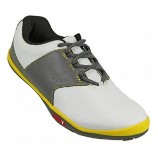 True Linkswear TRUE Linkswear Tour T3-0009 White / Yellow / Charcoal Barefoot Natural Motion Leather Golf Shoes True Linkswear TRUE Linkswear Tour T3-0009 White / Yellow / Charcoal Barefoot Natural Motion Leather Golf Shoes