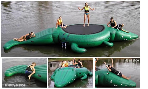 Island Hopper GATB Gator Bounce 'N Slide 13' Water Trampoline w/ Warranty at Sears.com