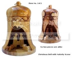 V.S. Home Christmas Bell with Nativity Scene Made in Bethlehem at Sears.com