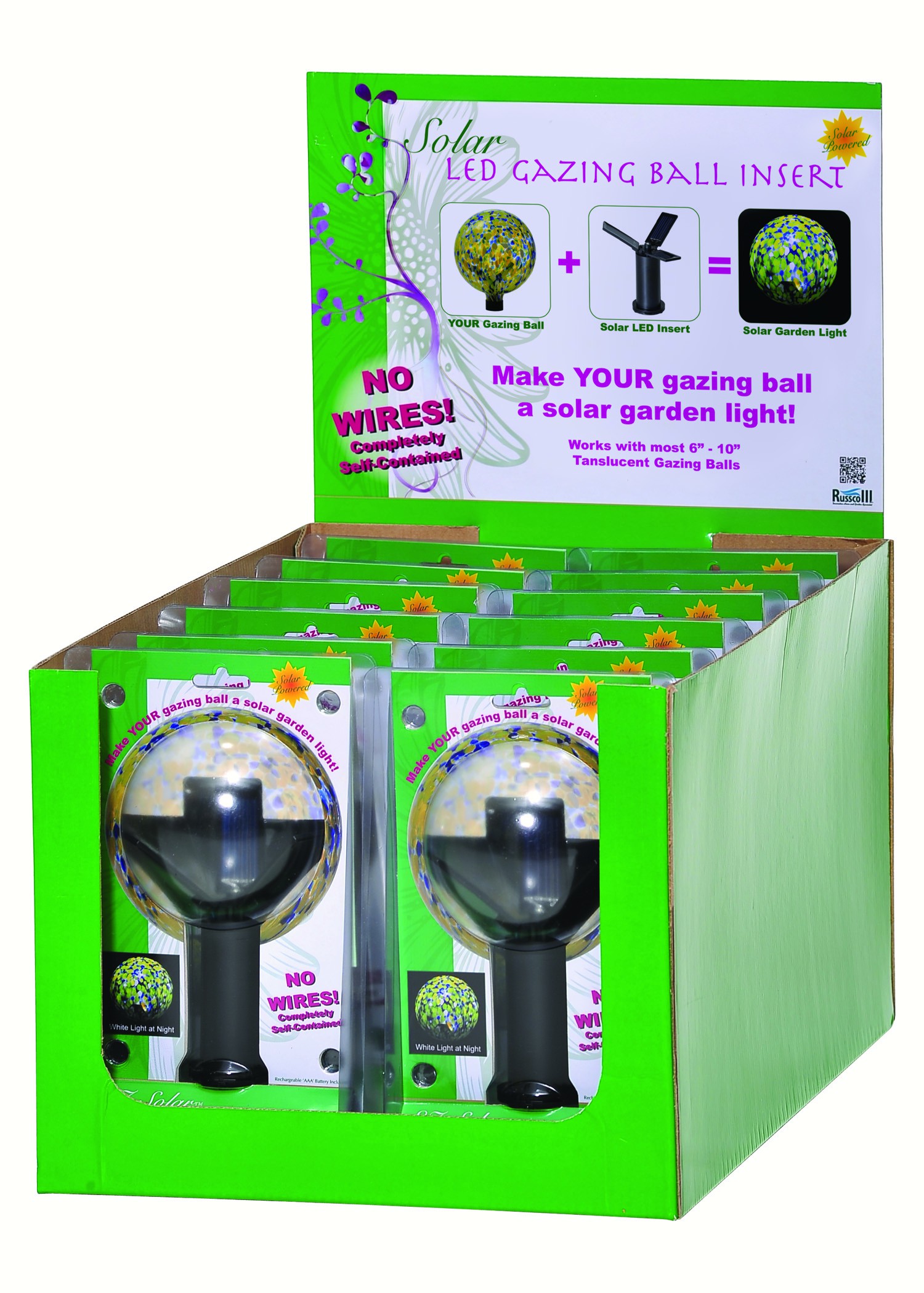 Solar Led Lights For Gazing Ball from