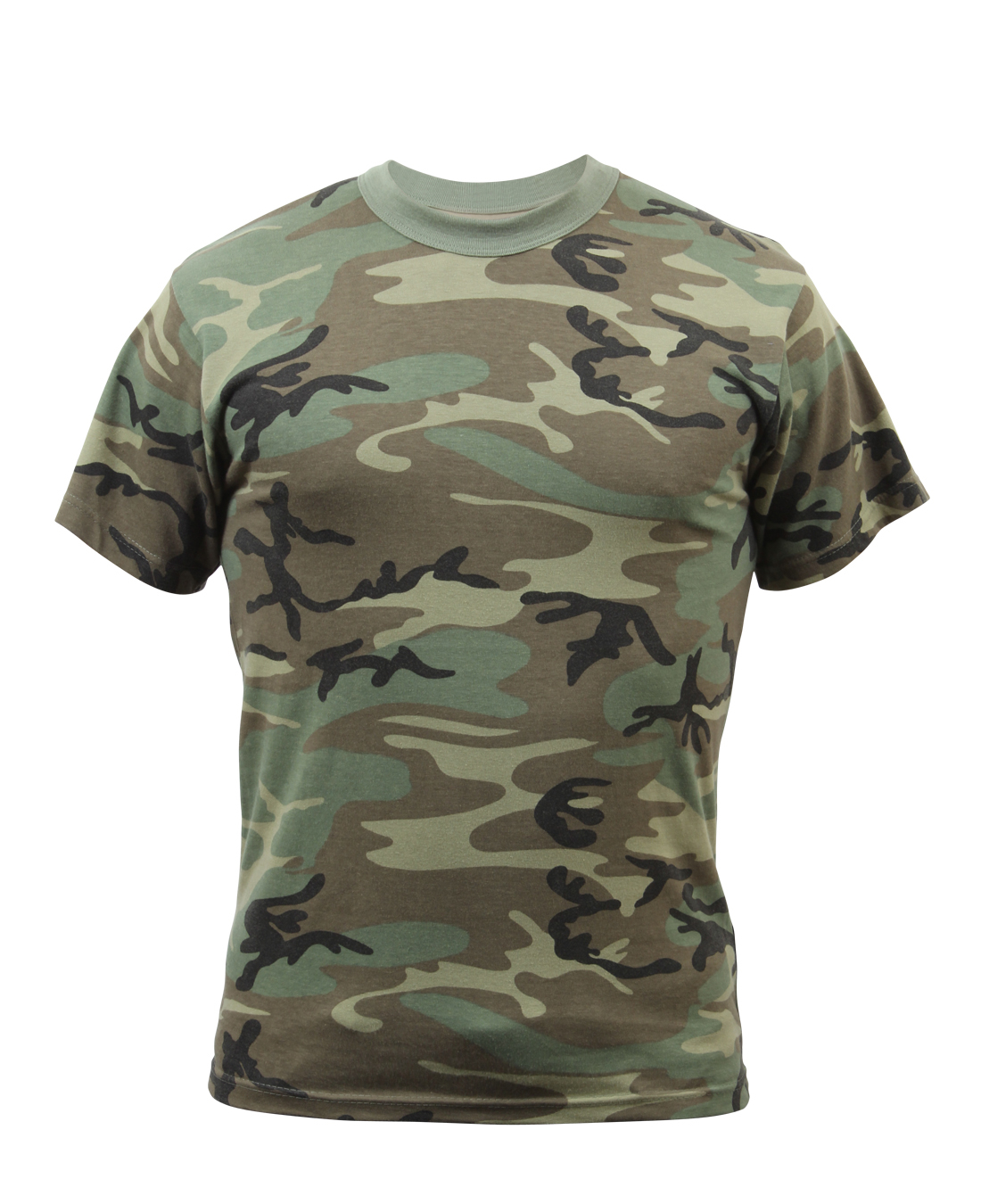 Rothco Vintage Woodland Camouflage Distressed T-shirt Rothco Vintage Woodland Camouflage Distressed T-shirt