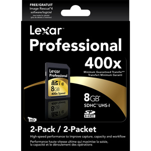 Lexar PRO SDHC 8GB 400X 2 Pack at Sears.com
