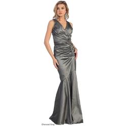 ... GOWN SLEEVELESS STRETCHY LONG PROM DRESSES SEMI FORMAL HOMECOMING