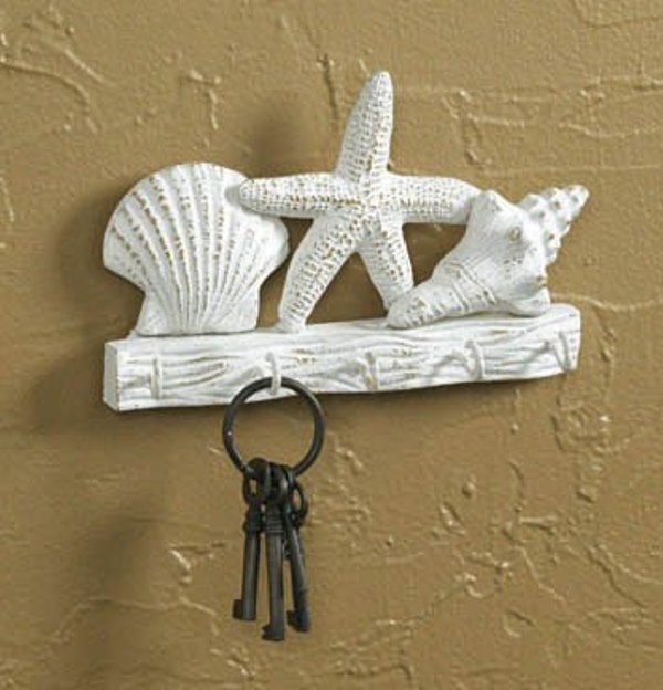 Park Designs Tropical Starfish Seashells Metal Wall Key Hook Hanger Park Designs Tropical Starfish Seashells Metal Wall Key Hook Hanger