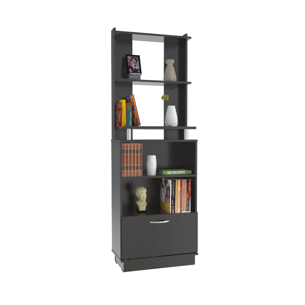 Inval Imported Modern Wooden Bookcase with Storage Compartment Inval Imported Modern Wooden Bookcase with Storage Compartment
