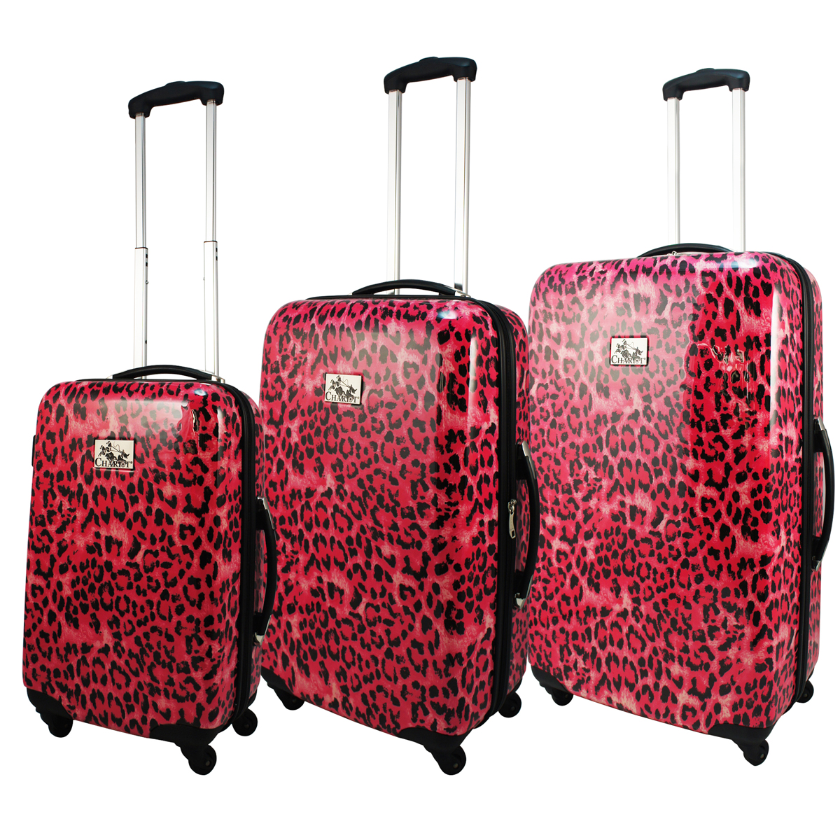 Chariot 3-Piece Hardside Lightweight Spinner Upright Luggage Set Chariot 3-Piece Hardside Lightweight Spinner Upright Luggage Set