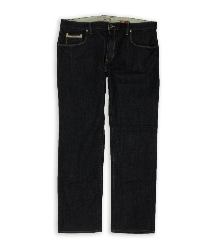 Vans Mens V66 Slim Denim Straight Leg Jeans Vans Mens V66 Slim Denim Straight Leg Jeans