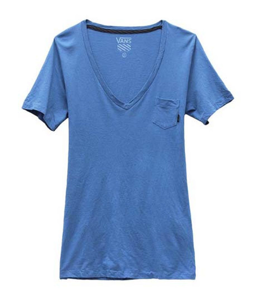 Vans "G Crinkled" womens ss v-neck tee t-shirt - Style # VN-0O4G516 at Sears.com