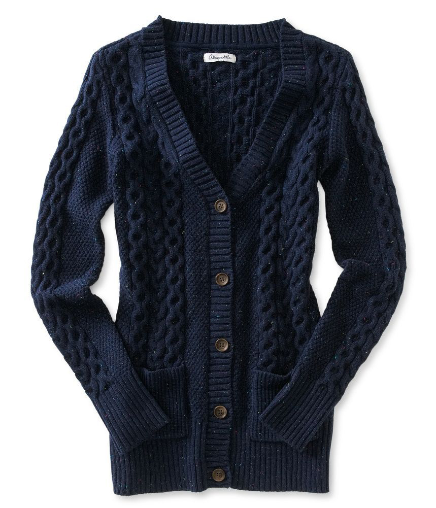 A�ropostale womens cable knit button front sweater - Style 9265 at Sears.com