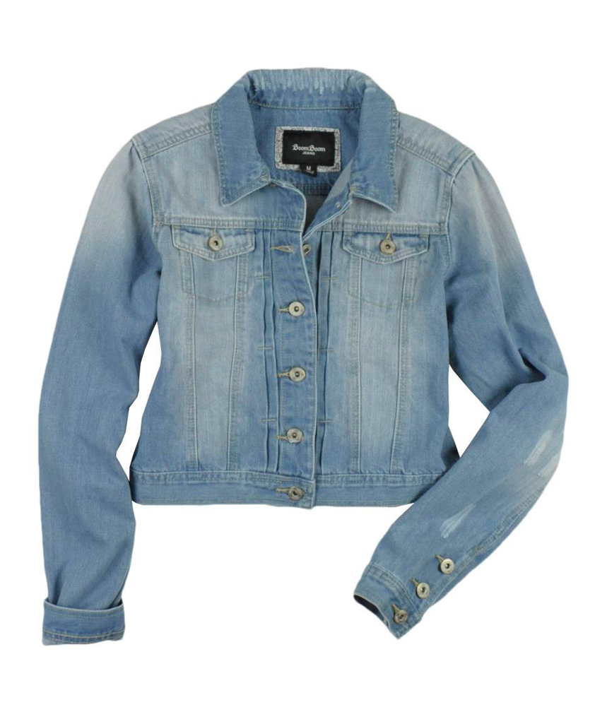 Boom Boom Jeans womens light wash denim jacket - Style 0001 at Sears.com
