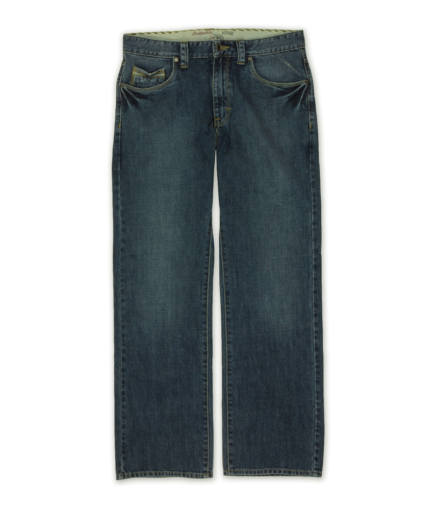 Vans Vans Mens V86 Denim Straight Leg Jeans Vans Vans Mens V86 Denim Straight Leg Jeans
